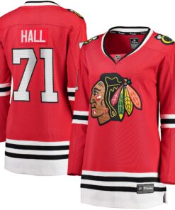 Taylor Hall Chicago Blackhawks Fanatics Women_s Home Breakaway Player Jersey  Red