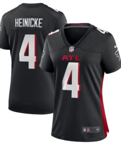 Taylor Heinicke Atlanta Falcons  Women_s Game Player Jersey  Black