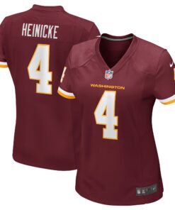 Taylor Heinicke Washington Football Team  Women_s Game Jersey  Burgundy
