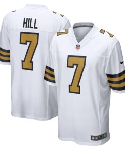 Taysom Hill New Orleans Saints  Alternate Game Jersey   White 1