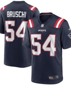 Tedy Bruschi New England Patriots  Game Retired Player Jersey  Navy