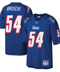 Tedy Bruschi New England Patriots Mitchell amp Ness Legacy Replica Jersey  Royal