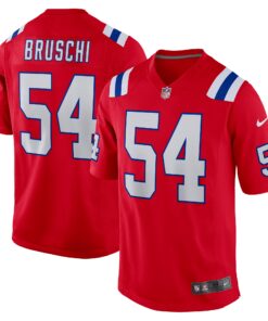 Tedy Bruschi New England Patriots  Retired Player Alternate Game Jersey  Red