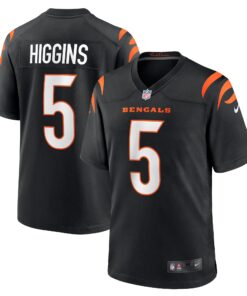 Tee Higgins Cincinnati Bengals  Game Player Jersey  Black