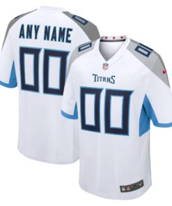 Tennessee Titans  Custom Game Jersey  White
