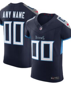 Tennessee Titans   Vapor F.U.S.E. Elite Custom Jersey  Navy