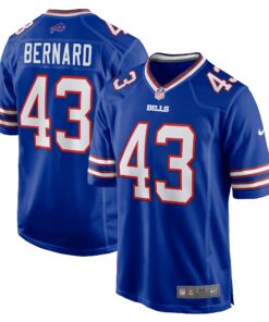 Terrel Bernard Buffalo Bills  Game Player Jersey  Royal