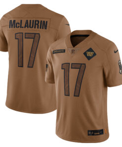 Terry McLaurin Washington Commanders  Women_s 2023 Salute To Service Limited Jersey  Brown
