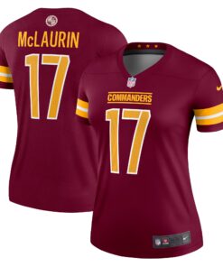 Terry McLaurin Washington Commanders  Women_s Legend Jersey  Burgundy 1
