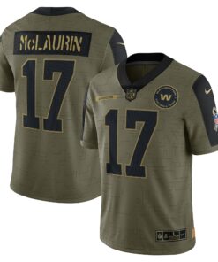 Terry McLaurin Washington Football Team  Salute To Service Limited Player Jersey  Olive