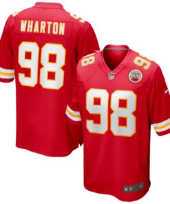 Tershawn Wharton Kansas City Chiefs  Game Jersey  Red