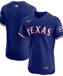 Texas RangersAlternate Vapor Premier Elite Patch Jersey  Royal