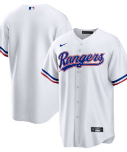 Texas RangersHome Replica Team Jersey  White