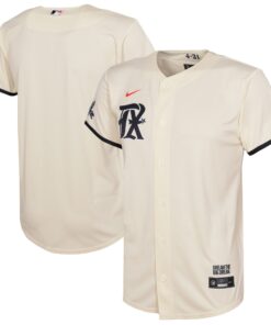  Texas RangersToddler City Connect Replica Jersey  Cream