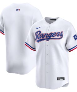 Texas RangersYouth Home Limited Jersey  White