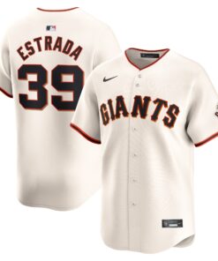Thairo Estrada San Francisco GiantsHome Limited Player Jersey  Cream
