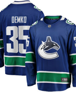 Thatcher Demko Vancouver Canucks Fanatics Home Breakaway Jersey  Blue