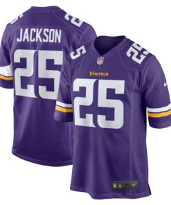 Theo Jackson Minnesota Vikings  Home Game Player Jersey  Purple