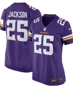 Theo Jackson Minnesota Vikings  Women_s Home Game Player Jersey  Purple