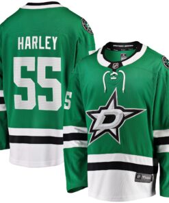 Thomas Harley Dallas Stars Fanatics Home Premier Breakaway Player Jersey  Kelly Green