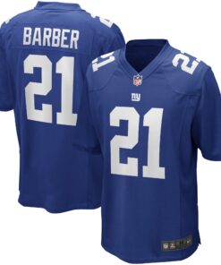 Tiki Barber New York Giants  Game Retired Player Jersey  Royal