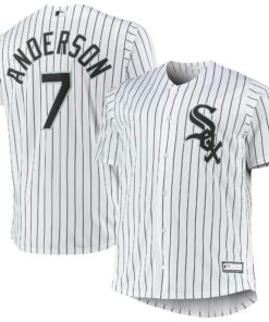 Tim Anderson Chicago White Sox Big amp Tall Replica Player Jersey  White