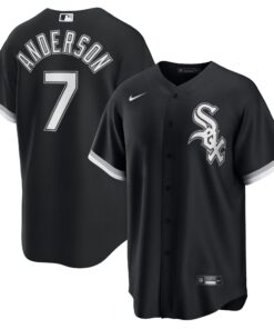 Tim Anderson Chicago White SoxAlternate Replica Player Jersey  Black