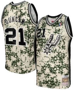 Tim Duncan San Antonio Spurs Mitchell &amp Ness 201314 Swingman Jersey - Camo