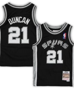 Tim Duncan San Antonio Spurs Mitchell &amp Ness Preschool 199899 Hardwood Classics Throwback Team Jersey - Black