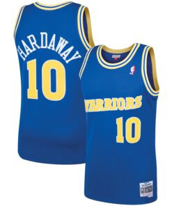 Tim Hardaway Golden State Warriors Mitchell &amp Ness 199091 Hardwood Classics Swingman Jersey - Royal