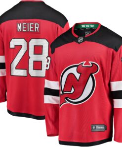 Timo Meier New Jersey Devils Fanatics Home Breakaway Jersey  Red