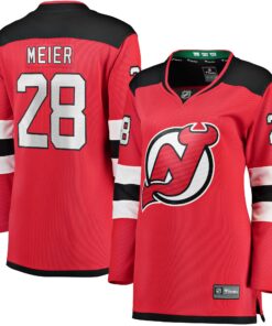 Timo Meier New Jersey Devils Fanatics Women_s Home Breakaway Player Jersey  Red