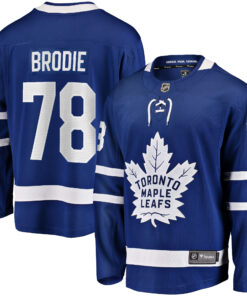 TJ Brodie Toronto Maple Leafs Fanatics Home Breakaway Player Jersey  Blue