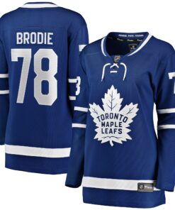 TJ Brodie Toronto Maple Leafs Fanatics Women_s Breakaway Player Jersey  Blue