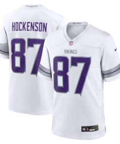 T.J. Hockenson Minnesota Vikings  Alternate Game Player Jersey  White
