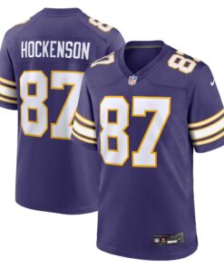 T.J. Hockenson Minnesota Vikings  Classic Player Game Jersey  Purple