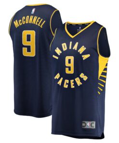 T.J. McConnell Indiana Pacers Fanatics Fast Break Player Replica Jersey - Icon Edition - Navy