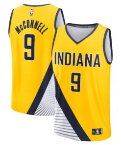 T.J. McConnell Indiana Pacers Fanatics Youth Fast Break Player Jersey - Statement Edition - Gold