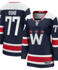 TJ Oshie Washington Capitals Fanatics Women_s Alternate Premier Breakaway Player Jersey  Navy