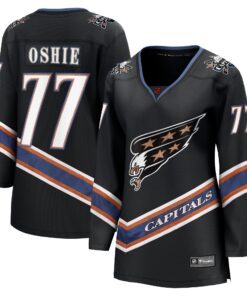 TJ Oshie Washington Capitals Fanatics Women_s Special Edition 2.0 Breakaway Player Jersey  Black