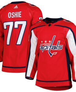 TJ Oshie Washington Capitals  Primegreen Authentic Player Jersey  Red