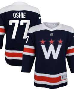 TJ Oshie Washington Capitals Youth 202021 Alternate Replica Player Jersey  Navy