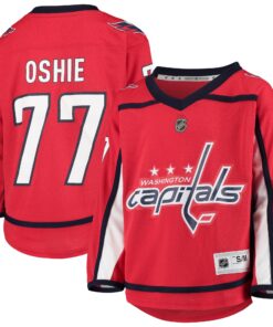 TJ Oshie Washington Capitals Youth Home Player Replica Jersey  Red