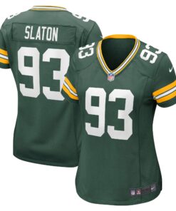T.J. Slaton Green Bay Packers  Women_s Game Jersey  Green