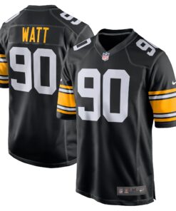 T.J. Watt Pittsburgh Steelers  Youth Game Jersey  Black 2