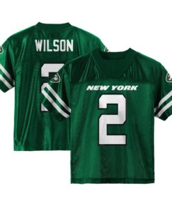 Toddler Zach Wilson Green New York Jets Team Player Jersey