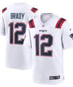 Tom Brady New England Patriots  Retired Game Jersey  White