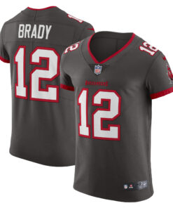 Tom Brady Tampa Bay Buccaneers  Alternate Vapor Elite Jersey  Pewter