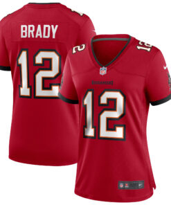 Tom Brady Tampa Bay Buccaneers  Women_s Game Jersey  Red