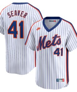 Tom Seaver New York MetsThrowback Cooperstown Limited Jersey  White